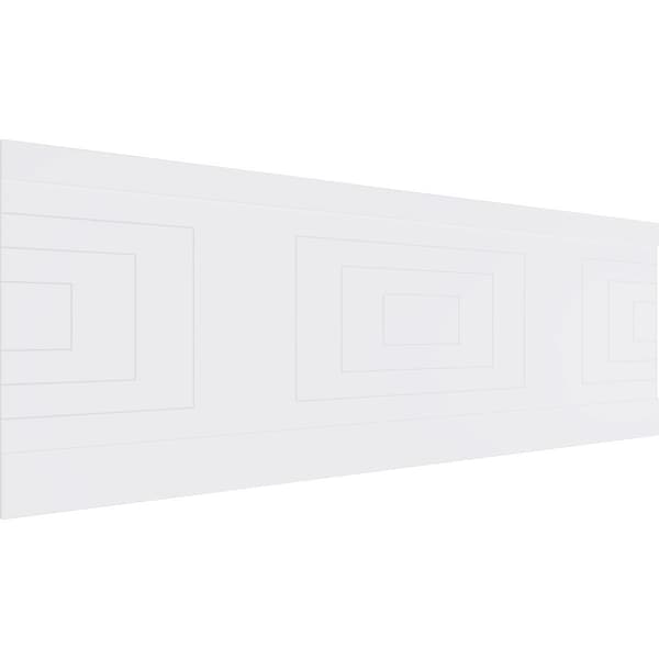 Ekena Millwork 32"H x 94 1/2"W Mid Century Modern PVC Wainscot Paneling Kit WPK32X94MCM - main